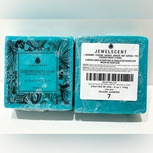 2 Bars Jewelscent Hand Soap Island Jasmine Size 7 Ring Inside Each Bar NEW